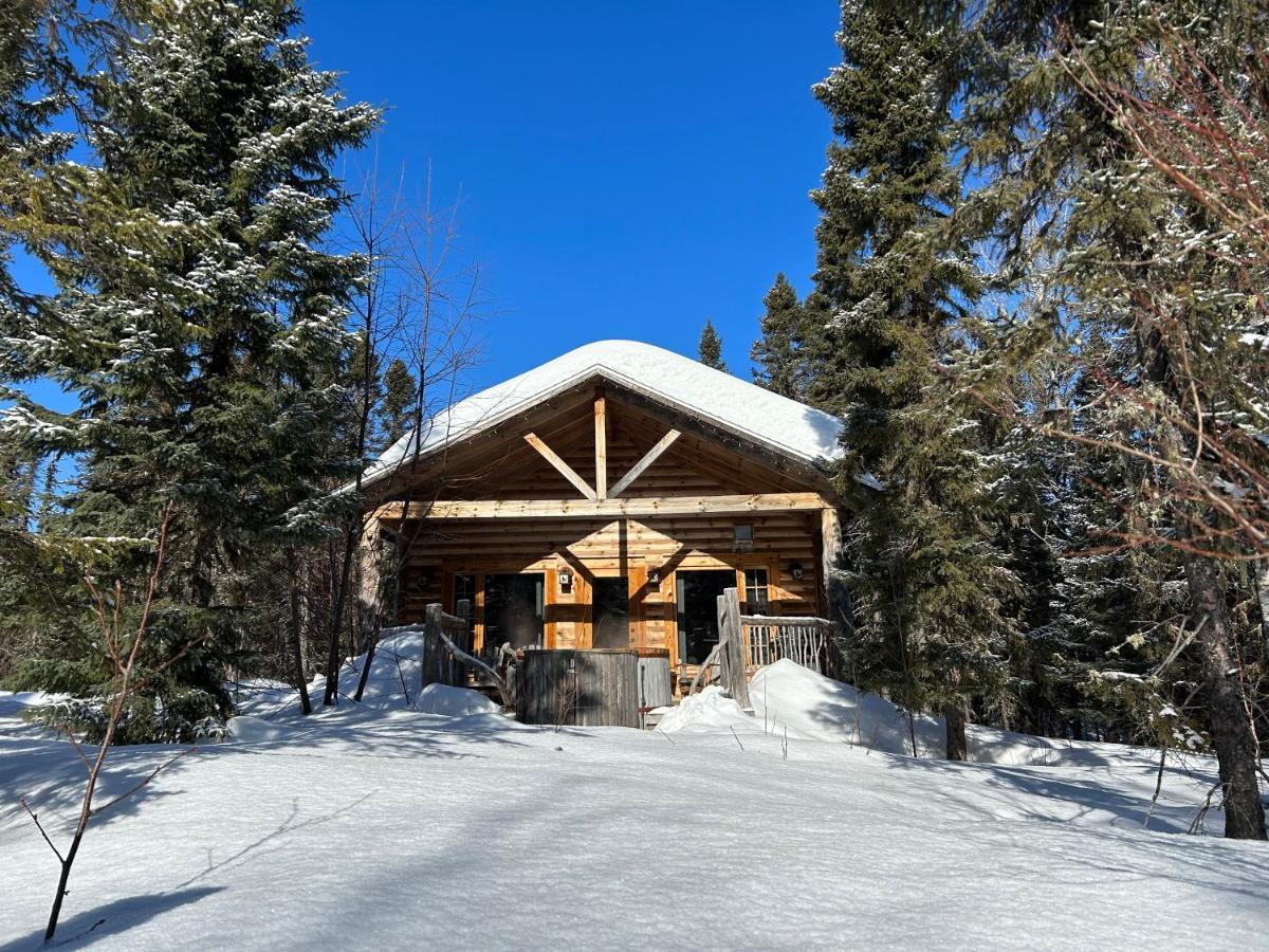 HUSKY - Chalets de Moh - Jacuzzi La Malbaie Buitenkant foto